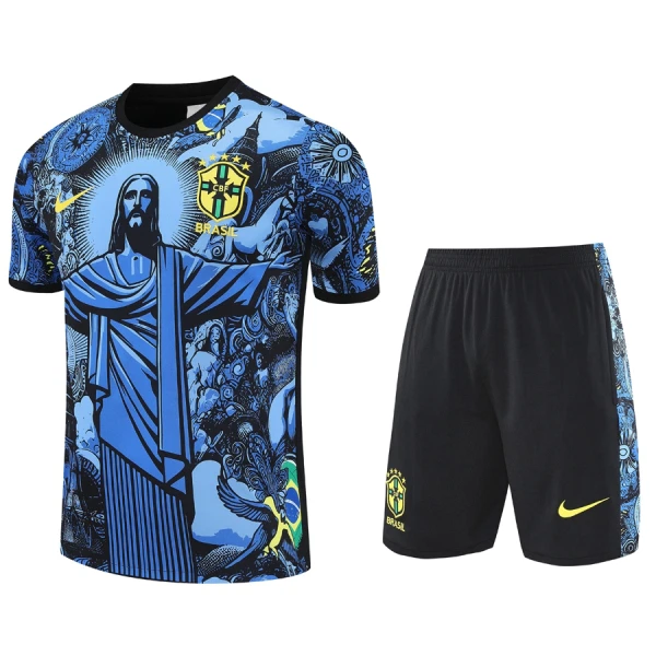 Kit De Football Brésil Enfant 24/25 Bleu - Spécial