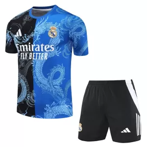 Kit De Football Real Madrid Enfant 24/25 Dragon Bleu Kit De Football Real Madrid Enfant 24/25 Dragon Bleu