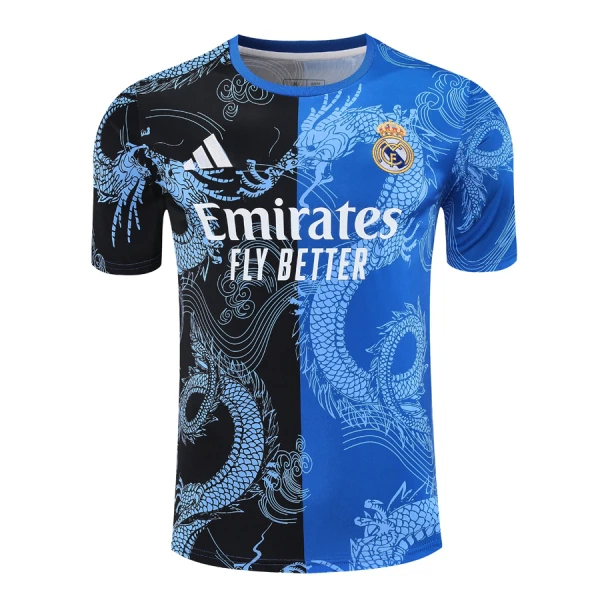 Maillot De Foot Real Madrid 24/25 Dragon Bleu Maillot De Foot Real Madrid 24/25 Dragon Bleu