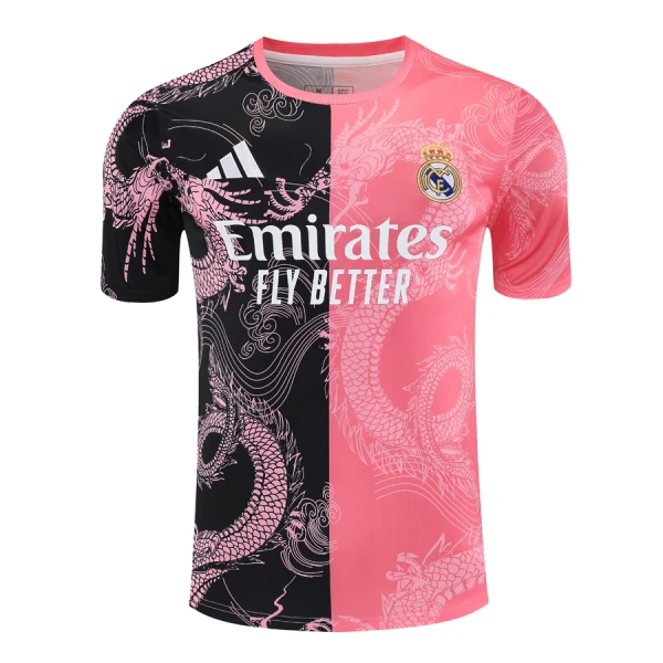 Maillot De Foot Real Madrid 24/25 Dragon Rose Maillot De Foot Real Madrid 24/25 Dragon Rose