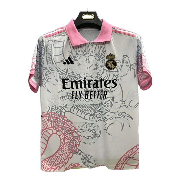 Maillot De Foot Real Madrid 25/26 Dragon Blanc Maillot De Foot Real Madrid 25/26 Dragon Blanc