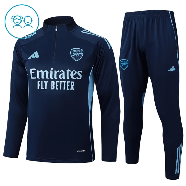 Arsenal Enfant Kit de Sweat-shirt d’entraînement 25/26 Navy Arsenal Enfant Kit de Sweat-shirt d’entraînement 25/26 Navy
