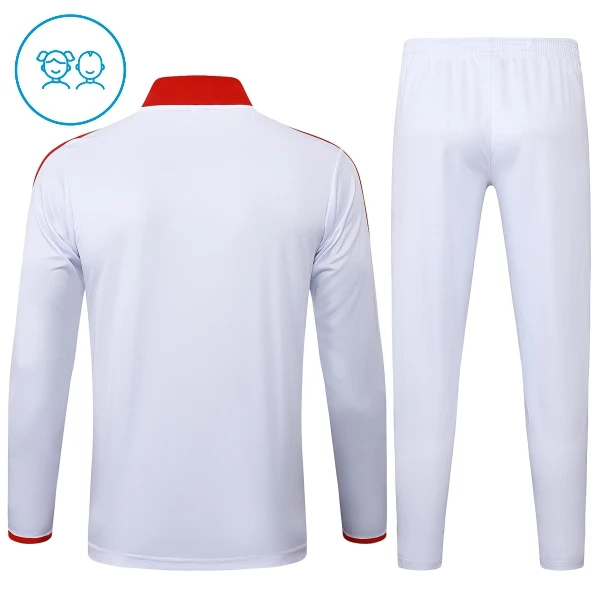 FC Bayern Munich Enfant Kit de Sweat-shirt d’entraînement 24/25 Blanc