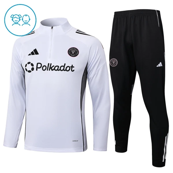 Inter Miami CF Enfant Kit de Sweat-shirt d’entraînement 25/26 Blanc Inter Miami CF Enfant Kit de Sweat-shirt d’entraînement 25/26 Blanc