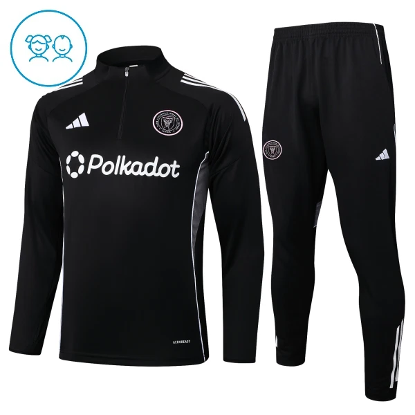 Inter Miami CF Enfant Kit de Sweat-shirt d’entraînement 25/26 Noir Inter Miami CF Enfant Kit de Sweat-shirt d’entraînement 25/26 Noir