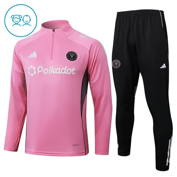 Inter Miami CF Enfant Kit de Sweat-shirt d’entraînement 25/26 Rose Inter Miami CF Enfant Kit de Sweat-shirt d’entraînement 25/26 Rose