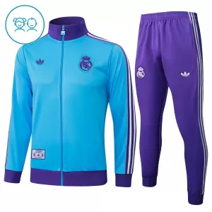 Real Madrid Enfant Ensemble Vestes d'Entraînement 25/26 Bleu Real Madrid Enfant Ensemble Vestes d'Entraînement 25/26 Bleu