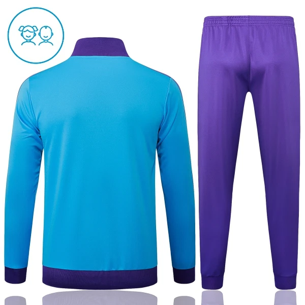 Real Madrid Enfant Ensemble Vestes d'Entraînement 25/26 Bleu