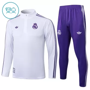 Real Madrid Enfant Kit de Sweat-shirt d’entraînement 25/26 Blanc Real Madrid Enfant Kit de Sweat-shirt d’entraînement 25/26 Blanc