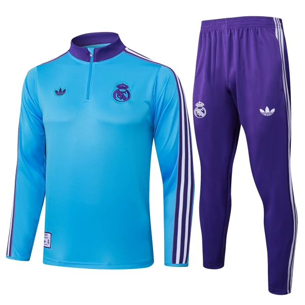 Real Madrid Kit de Sweat-shirt d’entraînement 25/26 Bleu