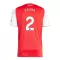 Maillot De Foot Arsenal Saliba 2 Domicile 25/26