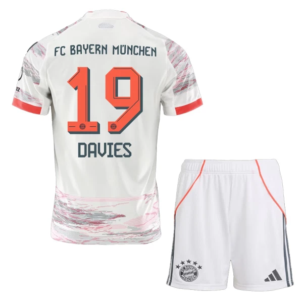 Kit De Football FC Bayern Munich Alphonso Davies 19 Enfant Extérieur 25/26 Kit De Football FC Bayern Munich Alphonso Davies 19 Enfant Extérieur 25/26