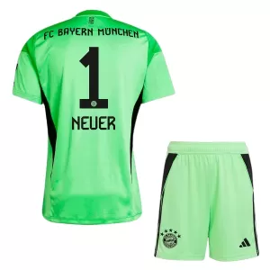 Kit De Football Gardien FC Bayern Munich Manuel Neuer 1 Enfant 25/26 Vert