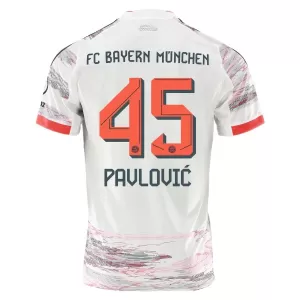 Maillot De Foot FC Bayern Munich Aleksandar Pavlovic 45 Extérieur 25/26