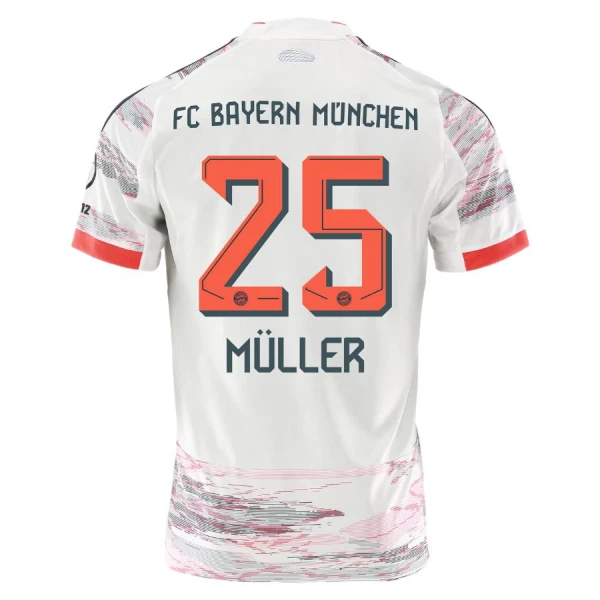 Maillot De Foot FC Bayern Munich Thomas Müller 25 Extérieur 25/26 Maillot De Foot FC Bayern Munich Thomas Müller 25 Extérieur 25/26