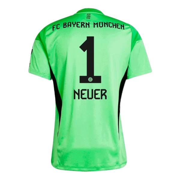 Maillot De Foot Gardien FC Bayern Munich Manuel Neuer 1 25/26 Vert Maillot De Foot Gardien FC Bayern Munich Manuel Neuer 1 25/26 Vert