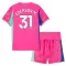 Kit De Football Gardien Manchester City Ederson Moraes M. 31 Enfant 25/26 Rose