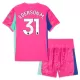 Kit De Football Gardien Manchester City Ederson Moraes M. 31 Enfant 25/26 Rose Kit De Football Gardien Manchester City Ederson Moraes M. 31 Enfant 25/26 Rose