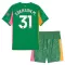 Kit De Football Gardien Manchester City Ederson Moraes M. 31 Enfant 25/26 Vert