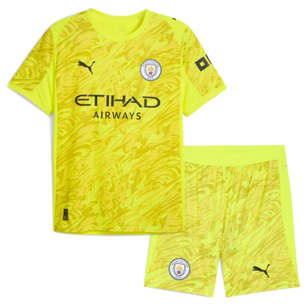 Kit De Football Gardien Manchester City Enfant 25/26 Jaune