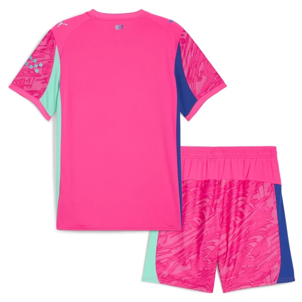 Kit De Football Gardien Manchester City Enfant 25/26 Rose