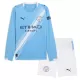 Kit De Football Manchester City Enfant Domicile 25/26 Manches Longues Kit De Football Manchester City Enfant Domicile 25/26 Manches Longues