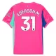Maillot De Foot Gardien Manchester City Ederson Moraes M. 31 25/26 Rose Maillot De Foot Gardien Manchester City Ederson Moraes M. 31 25/26 Rose