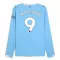 Maillot De Foot Manchester City Erling Haaland 9 Domicile 25/26 Manches Longues