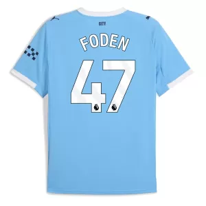 Maillot De Foot Manchester City Phil Foden 47 Domicile 25/26