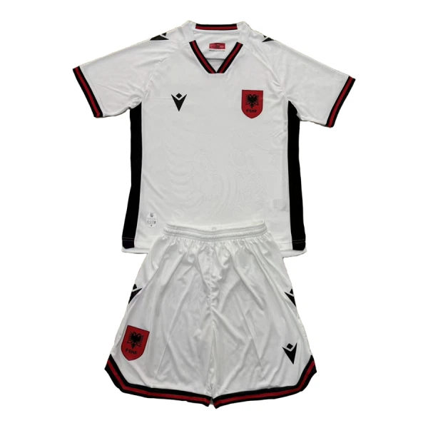 Kit De Football Albanie Enfant Extérieur 25/26 Kit De Football Albanie Enfant Extérieur 25/26