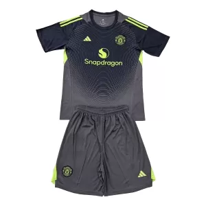 Kit De Football Gardien Manchester United Enfant 25/26 Noir