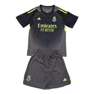 Kit De Football Gardien Real Madrid Enfant 25/26 Noir Kit De Football Gardien Real Madrid Enfant 25/26 Noir