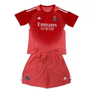 Kit De Football Gardien Real Madrid Enfant 25/26 Rouge Kit De Football Gardien Real Madrid Enfant 25/26 Rouge