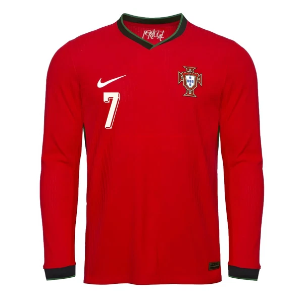 Maillot De Foot Portugal Cristiano Ronaldo 7 Domicile 2025 Manches Longues