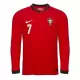 Maillot De Foot Portugal Cristiano Ronaldo 7 Domicile 2025 Manches Longues