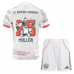Kit De Football FC Bayern Munich Thomas Müller 25 Enfant Extérieur 25/26 - Spécial