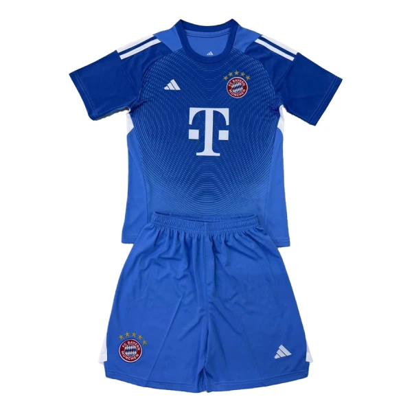 Kit De Football Gardien FC Bayern Munich Enfant 25/26 Bleu Kit De Football Gardien FC Bayern Munich Enfant 25/26 Bleu