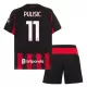Kit De Football Milan AC Christian Pulišić 11 Enfant Domicile 25/26 Kit De Football Milan AC Christian Pulišić 11 Enfant Domicile 25/26