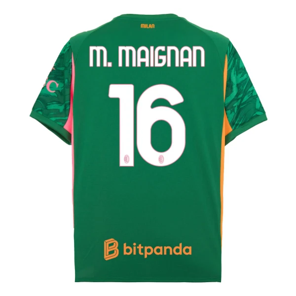Maillot De Foot Gardien Milan AC M. Maignan 16 25/26 Vert Maillot De Foot Gardien Milan AC M. Maignan 16 25/26 Vert