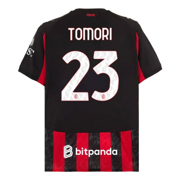 Maillot De Foot Milan AC Fikayo Tomori 23 Domicile 25/26 Maillot De Foot Milan AC Fikayo Tomori 23 Domicile 25/26