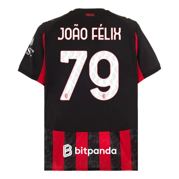 Maillot De Foot Milan AC João Félix 79 Domicile 25/26 Maillot De Foot Milan AC João Félix 79 Domicile 25/26