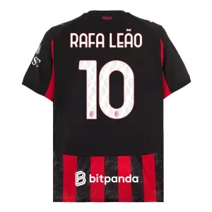 Maillot De Foot Milan AC Rafael Leão 10 Domicile 25/26 Maillot De Foot Milan AC Rafael Leão 10 Domicile 25/26