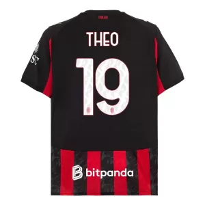 Maillot De Foot Milan AC Theo Hernandez 19 Domicile 25/26 Maillot De Foot Milan AC Theo Hernandez 19 Domicile 25/26