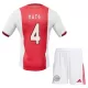 Kit De Football Ajax Amsterdam Hato 4 Enfant Domicile 25/26 Kit De Football Ajax Amsterdam Hato 4 Enfant Domicile 25/26