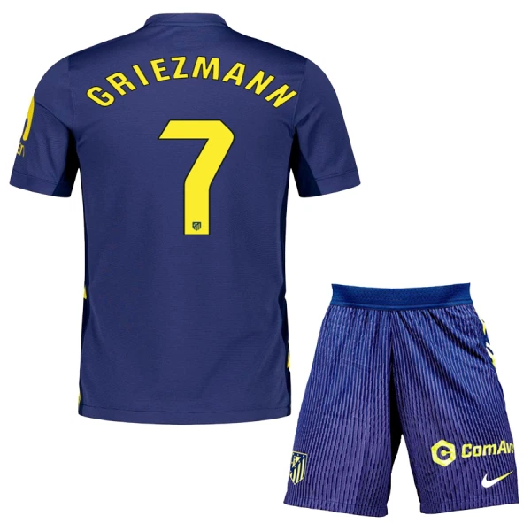 Kit De Football Atlético Madrid Antoine Griezmann 7 Enfant Extérieur 25/26 Kit De Football Atlético Madrid Antoine Griezmann 7 Enfant Extérieur 25/26