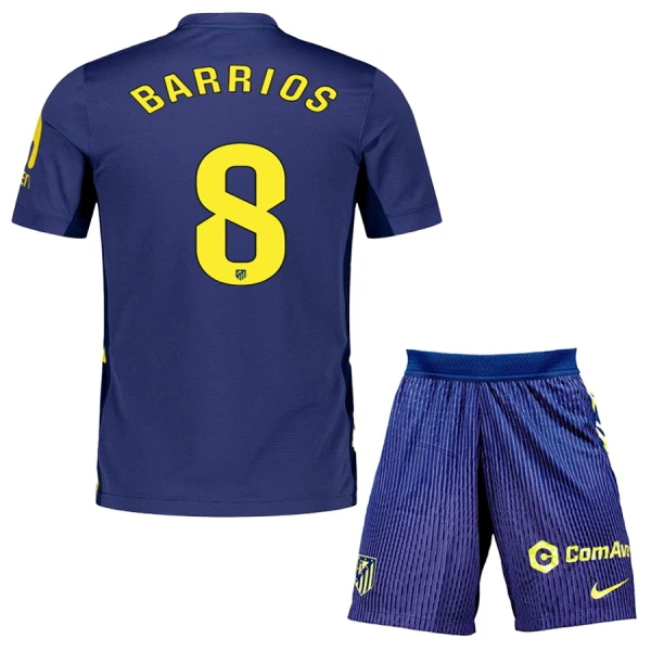 Kit De Football Atlético Madrid Barrios 8 Enfant Extérieur 25/26 Kit De Football Atlético Madrid Barrios 8 Enfant Extérieur 25/26