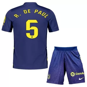Kit De Football Atlético Madrid Rodrigo de Paul 5 Enfant Extérieur 25/26