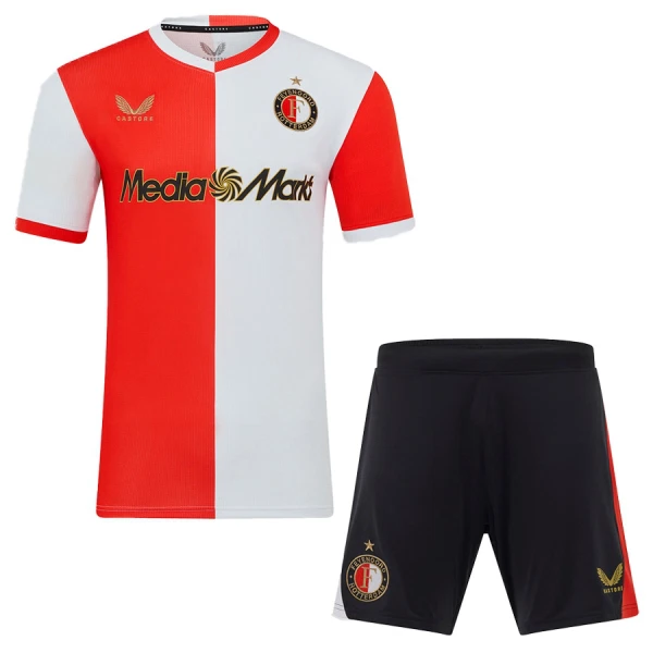 Kit De Football Feyenoord Rotterdam Enfant Domicile 25/26 Kit De Football Feyenoord Rotterdam Enfant Domicile 25/26