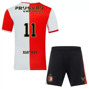 Kit De Football Feyenoord Rotterdam Hartman 11 Enfant Domicile 25/26