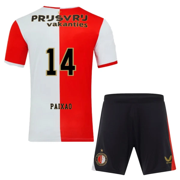Kit De Football Feyenoord Rotterdam Paixao 14 Enfant Domicile 25/26 Kit De Football Feyenoord Rotterdam Paixao 14 Enfant Domicile 25/26